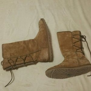 Ugg boots with Aztec print